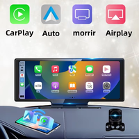 Écran tactile 10,26 pouces CarPlay Android Double caméra embarquée 4K Caméra avant 1080P Caméra arrière Navigation GPS Bluetooth pour véhicule