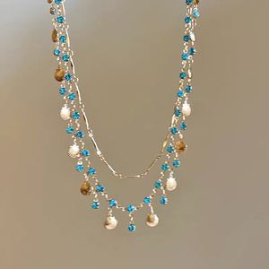 Glands Colliers Bracelet pour Femmes Fine Jewelry Light Luxury Shell Choker Necklace - Product Image 5