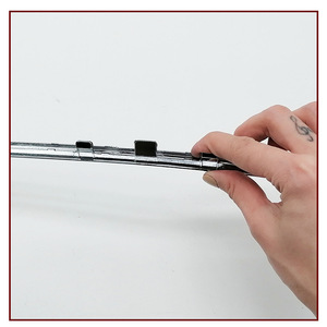 แถบตกแต่งชุบโครเมียมสำหรับกันชนหน้า Mercedes-Benz C-Class W206 รุ่น 2068854102 ซ้าย ขวา กลาง แผ่นตกแต่ง ABS - Product Image 3