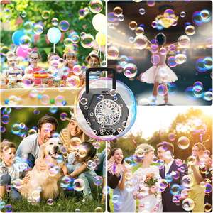 Mesin gelembung portabel otomatis, mesin pembuat gelembung anak 2 kecepatan peniup plastik langsung produk pabrik - Product Image 6