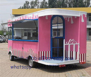 รถขายอาหารไฟฟ้าสำหรับถนนเคลื่อนที่รถตู้ไอศกรีมบิสกิต - Product Image 4