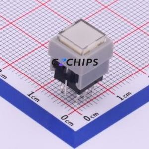 K6-6131D04-L1 Tactile Switch Through hole Component (THT) Switch 1.6N Through Hole 10mm 10mm - Product Image 1