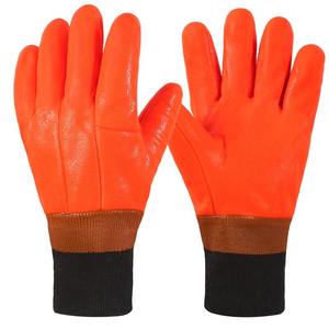 Guantes DE TRABAJO impermeables anticongelantes gruesos con forro polar de PVC cálidos Guantes de seguridad resistentes al desgaste para Protección Laboral - Product Image 5