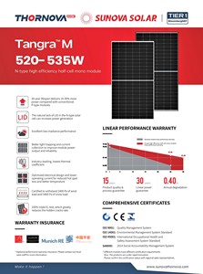 Panneaux solaires monocristallins SUNOVA SOLAR 500W, module PV monocristallin, stock européen, vente chaude, Tier 1 - Product Image 4
