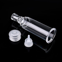 Flacon jetable de 2 ml, 3 ml, 5 ml, 10 ml, 15 ml pour sérum, essence, lotion, liquide cosmétique, avec embout détachable, style seringue, flacon à dose unique