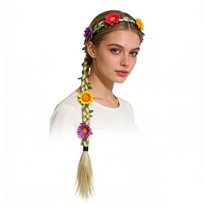 Diadema con Trenzas de <span class=keywords><strong>Rapunzel</strong></span> de la Película Enredados con el Cabello, Modelo MPA-0190 - Product Image 1