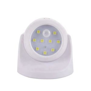 Vente flash : Lampe à détecteur de mouvement à angle réglable, alimentée par batterie, 9 LED, pour murs de maison, garage, cour, véranda - Product Image 6