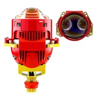 VAHID 85w Bi-LED Projecteur Lentille de Phare de Voiture, Lentille de Phare à Double Faisceau Anti-éblouissement, Plug and Play
