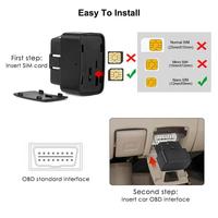 Localizador de coche 4G OBD GPS Tracker Plug And Play con detección de ACC de alarma de enchufe para gestión de flotas 24/7 seguimiento en tiempo real
