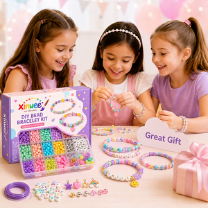 Kit <span class=keywords><strong>de</strong></span> Pulseras <span class=keywords><strong>de</strong></span> Cuentas DIY para Niñas, Cuentas con Letras del Alfabeto, Set <span class=keywords><strong>de</strong></span> Fabricación <span class=keywords><strong>de</strong></span> Joyas, Set Educativo <span class=keywords><strong>de</strong></span> Artes y Manualidades Coloridas para Niños, Regalos <span class=keywords><strong>de</strong></span> Juguetes - Product Image 5