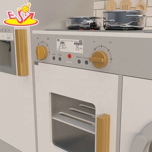 2023 Nouvelle <span class=keywords><strong>cuisine</strong></span> de jeu électronique <span class=keywords><strong>en</strong></span> <span class=keywords><strong>bois</strong></span> pour enfants avec machine à glaçons, lave-linge et réfrigérateur W10C514 - Product Image 4