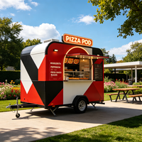 Tricycle électrique mobile pour la vente de nourriture, de glaces, de café et de jus lors d'événements, de festivals de rue