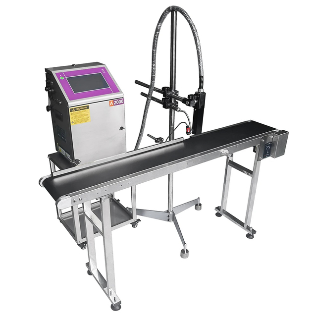 Cij Printer CIJ Continuous Industrial Inkjet Printer High Speed Automatic Coding Machine for Food Chemical Expiry Date Coding