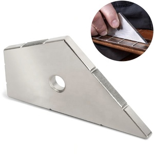 Herramienta Profesional de Luthier de Acero Inoxidable de 4 Lados, Lima Niveladora de Trastes para Guitarra, para Nivelación y Medición de Trastes - Product Image 1