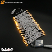 Hochwertige Außen-Weihnachtsbeleuchtung für Gewerbliche Dekoration 10M 100LEDs IP44 CE RoHS Wasserdichte Warmweiße LED-Lichterkette