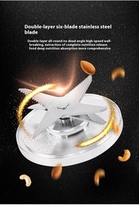 Dọc tốc độ chậm Máy ép trái cây máy xay sinh tố 6-plade dao nhựa và tươi tường phá vỡ máy - Product Image 6