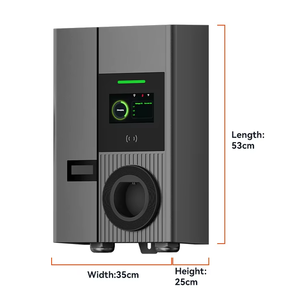 Estação de Carregamento Rápido para Veículos Elétricos de 7kW, 11kW e 22kW, à Prova d'Água, Montada no Chão, para Uso Público, com Certificação CE, RoHS e OCPP2.0.1 - Product Image 4