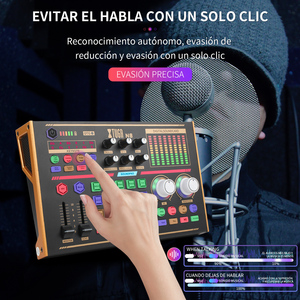 N8 48V USB BT <span class=keywords><strong>musica</strong></span> registrazione Live Kit microfono Audio scheda Audio Mixer con funzione di cancellazione del rumore per Podcast Studio - Product Image 4