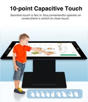 Table de jeu interactive intelligente Android 43 pouces pour enfants, écran tactile numérique d'intérieur, graphiques multitouch, garantie 1 an