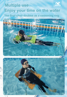 Siège flottant antidérapant en mousse XPE pour piscine, chaise flottante aquatique antidérapante pour la natation, le lac et la plage
