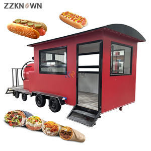 Camion de crème glacée de haute qualité, remorque de restauration, camion de nourriture rétro, locomotive électrique, camion de nourriture mobile, remorque à vendre - Product Image 5