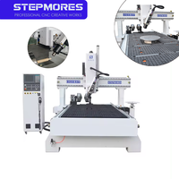 Routeur CNC 5 axes 4 axes ATC pour le bois, modèle 1325 1224, avec changeur d'outils automatique, machine de gravure CNC, prix compétitif