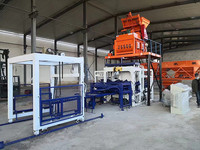 Machine automatique de fabrication de blocs de terre compressée, machine à mouler des briques, machine à briques en béton