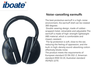 औद्योगिक, ईयरमफ शोर में कमी के लिए समायोज्य शोर कम करने वाले शोर में कमी - Product Image 4