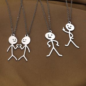 In acciaio inossidabile simpatico cartone animato ciondolo alla moda <span class=keywords><strong>gioielli</strong></span> alla moda per gli uomini donne e bambini personalità della spezia - Product Image 4
