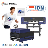 Imprimante DTF Fedar FD60 60cm à 2 têtes I3200-A1, imprimante à film PET compatible avec le logiciel RIP Maintop pour vêtements