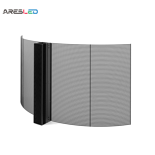 ARESLED High Brightness LED Transparent Screen Display P3.91 P7.82 Indoor Transparent LED Screen for Advertising