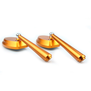 Espejos retrovisores laterales universales para motocicleta de 22mm, nueva aleación/Manillar de aluminio, espejos retrovisores empaquetados en caja - Product Image 6
