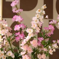 Fleur de violette artificielle en soie rose réaliste de haute qualité, longue tige unique de 86 cm, pour la décoration de la maison, vase, arrangement floral