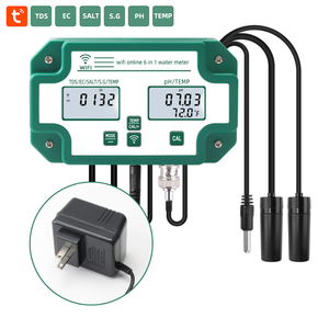 Digitale WiFi pH EC TDS-meter 6-in-1 waterkwaliteittester met zoutgehalte & S.G. online analyzer voor aquarium, zwembad en <span class=keywords><strong>water</strong></span> - Product Image 1