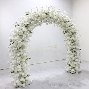 Arco Floral Artificial de Lujo GNW <span class=keywords><strong>2022</strong></span> con Marco de Hierro para Fondo de Boda, Halloween, Día del Padre - Tamaño y Color Personalizables - Product Image 2