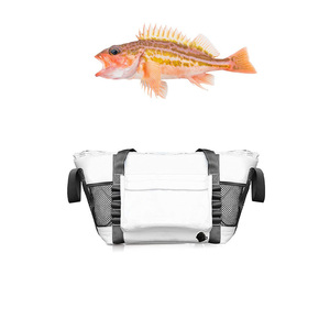 Sac isotherme isolé pour poisson en PVC avec poignées faciles à saisir, sac de transport pour canne à pêche d'extérieur étanche - Product Image 2