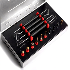 Kit de Levantamiento de Seno Dental, Juego de Instrumentos Manuales para Cirugía de Implantes, Herramientas de Abordaje Lateral Crestal, Certificado CE, Empuñadura Acolchada Negra - Product Image 2