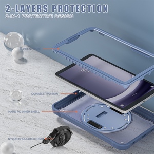 Trong suốt cứng nhựa TPU Tablet Bìa trường hợp đối với Samsung Galaxy Tab A9 8.7 inch trẻ em trường hợp - Product Image 4