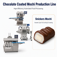 Machine à fabriquer des mochi Snickers HJ-860X, machine à fabriquer des barres de mochi enrobées de chocolat, machine à fabriquer des barres de mochi