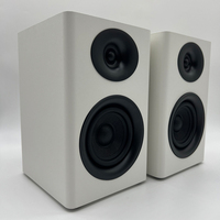 Zweiwege 50W 3-Zoll-Subwoofer Holz-Regallautsprecher Computer-Lautsprechersystem 2.0 Aktiv Kabelgebunden/Kabellos für Heimkino Studiomonitor