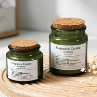 Bougie parfumée artisanale personnalisée en pot, idéale pour les fêtes et la décoration, en cire de soja, nouvelle collection, vente chaude