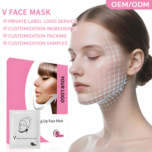 Mascarilla facial en forma de V para levantar y reafirmar el mentón, para mujeres, uso doméstico - Product Image 2