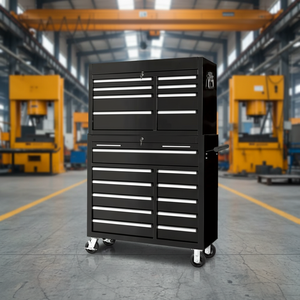 OEM Modern Iron Durable Powder Coated <strong>Garage</strong> <strong>Storage</strong> <strong>Cabinet</strong> with 10 Drawers 1042mm Length Roller Design - Product Image 2