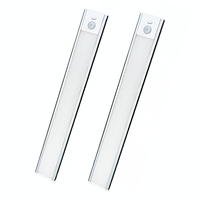 Senya-Pro 72LED USB Rechargeable Magnétique Mur Détecteur de Mouvement Veilleuse Garde-Robe Lumière Portable Sous Led Cabinet Lumières