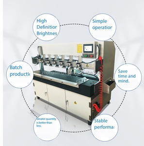 Automatic <b>Plastic</b> Glass Polishing Machine 60-Degree Angle Thick Diamond <b>Edge</b> Polisher for Plexiglass with High Precision - Product Image 6