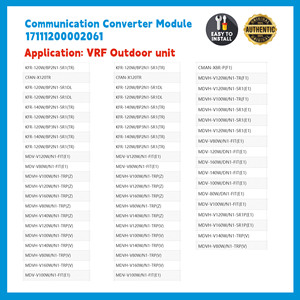 Módulo Convertidor de Comunicación VRF 17111200002061 MDVH-V100W/N1-5R1(E1) Placa de Comunicación para Unidad Exterior Compatible con KAYSUN - Product Image 4