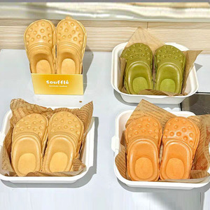 Thép Không Gỉ Crocs Hình Dạng <span class=keywords><strong>Waffle</strong></span> <span class=keywords><strong>Maker</strong></span>-Không Dính 3D Lỗ Thiết Kế <span class=keywords><strong>Waffle</strong></span> Sắt Cho Trẻ Em Tự Làm Vui Giày Mô Hình Bánh Làm Bánh - Product Image 3