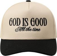 Gorra de Béisbol Ajustable de Dos Tonos con Bordado 3D en Relieve