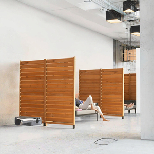 Mampara Decorativa de Madera para Interiores y Exteriores, Sierra Moderna, Ecológica, para Privacidad, de Montaje en Superficie - Product Image 2