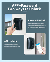 Caja de Seguridad Inteligente Tuya para Llaves, Exterior, Impermeable IP65, con Código PIN y Control por Aplicación, para Inmobiliarias y Airbnb